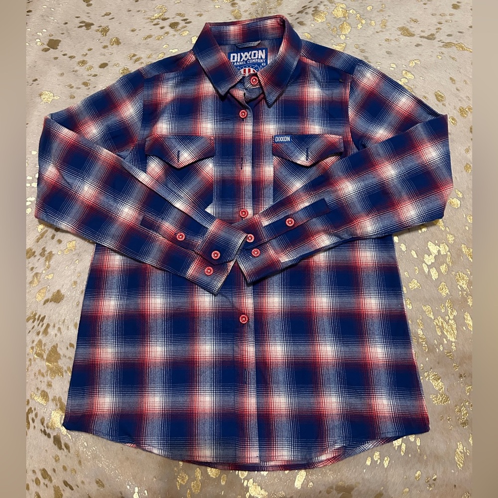 DIXXON Red and Blue Plaid Flannel
GLORY